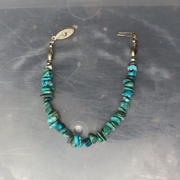 Turquoise stone bracelet protective eye close OS - Picture 1 of 2